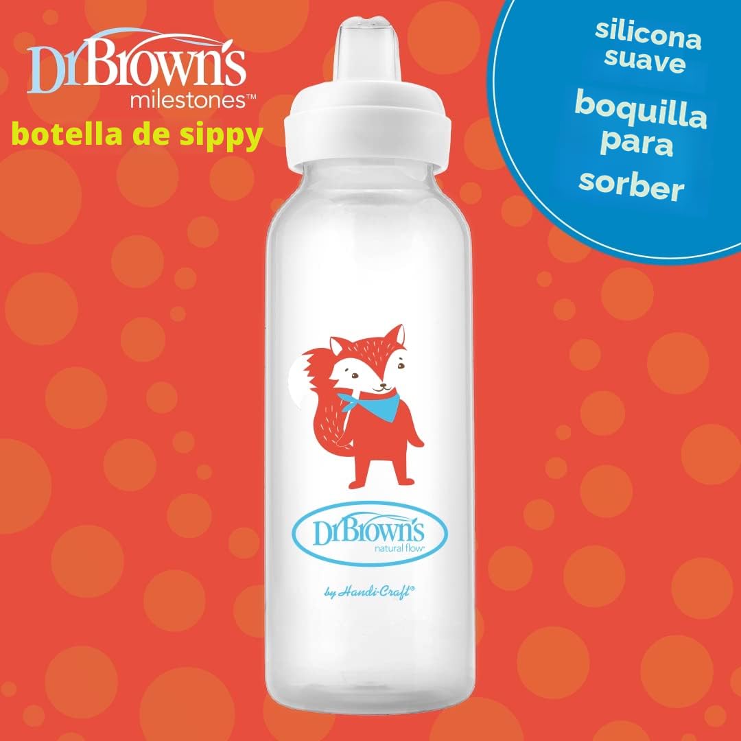 Pack 2 Biberones Milestones +6 meses 250ml x2 unidades Dr Brown's