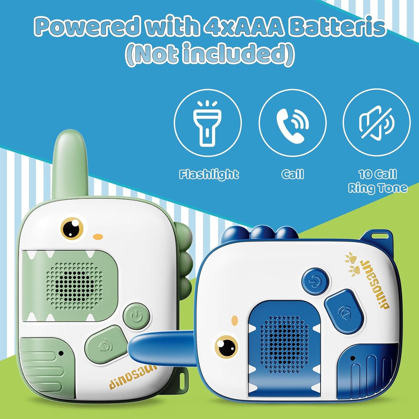 Walkie Talkie Dinosaurio - ¡PREVENTA!