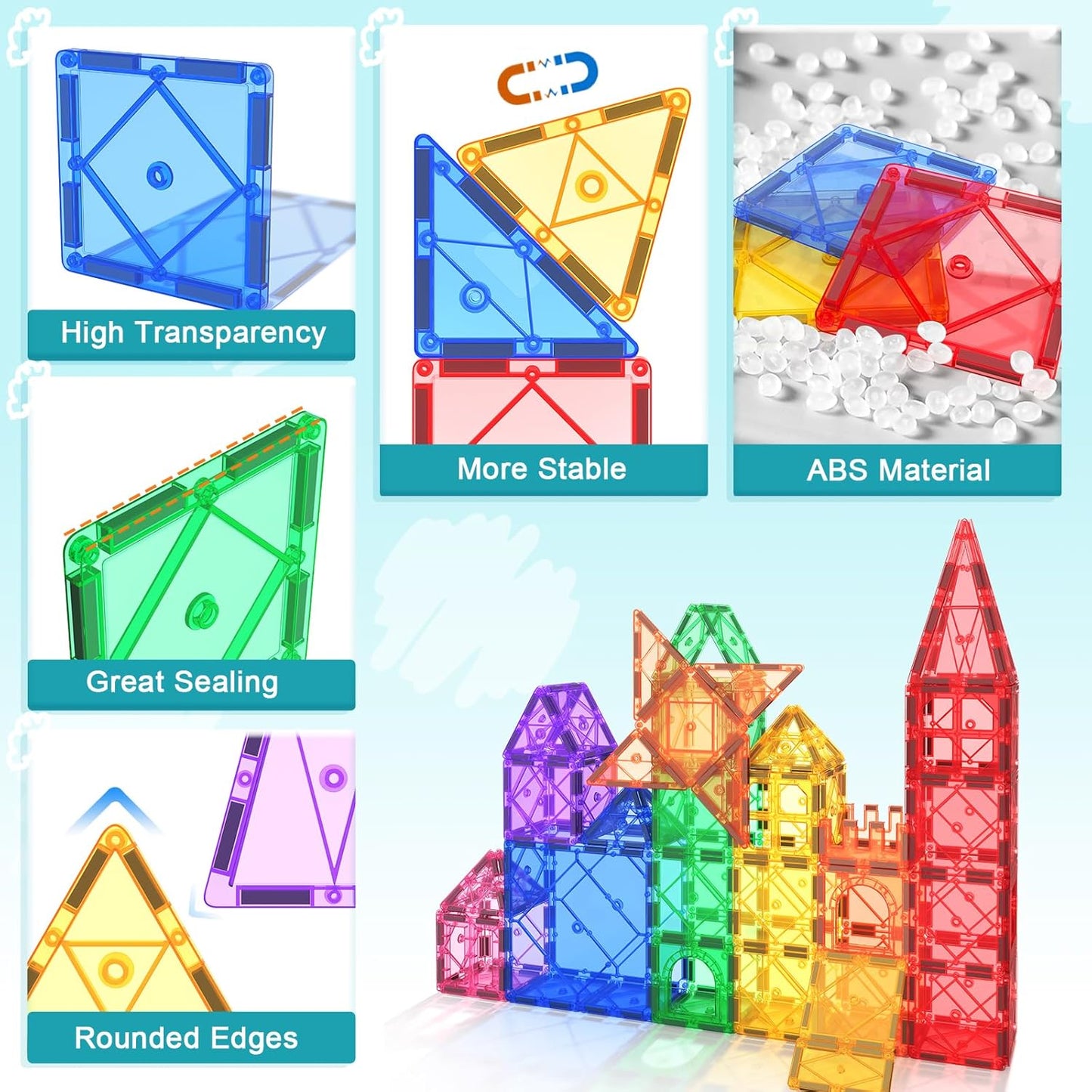 Bloques Magneticos 32 Piezas - Soyee