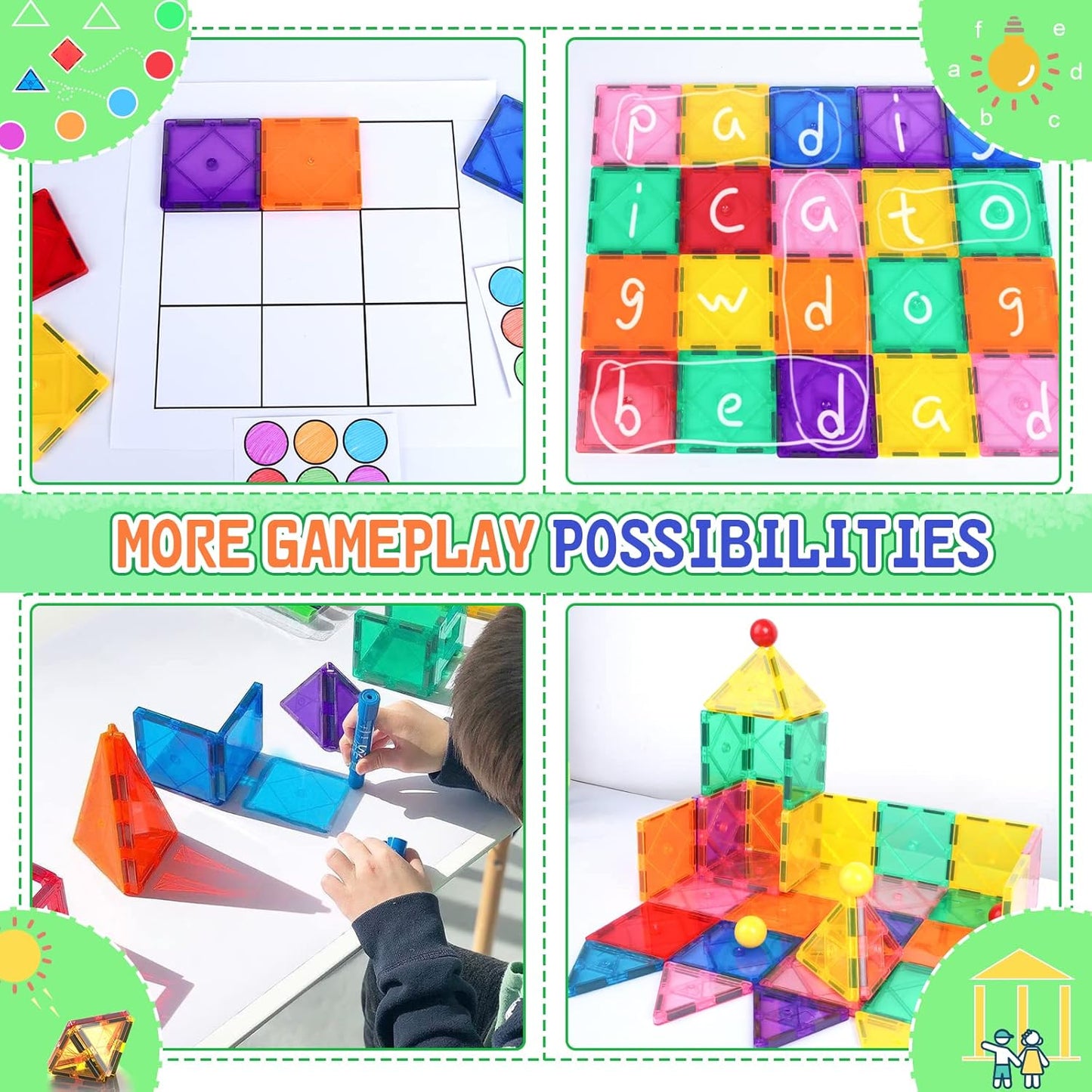 Bloques Magneticos 32 Piezas - Soyee