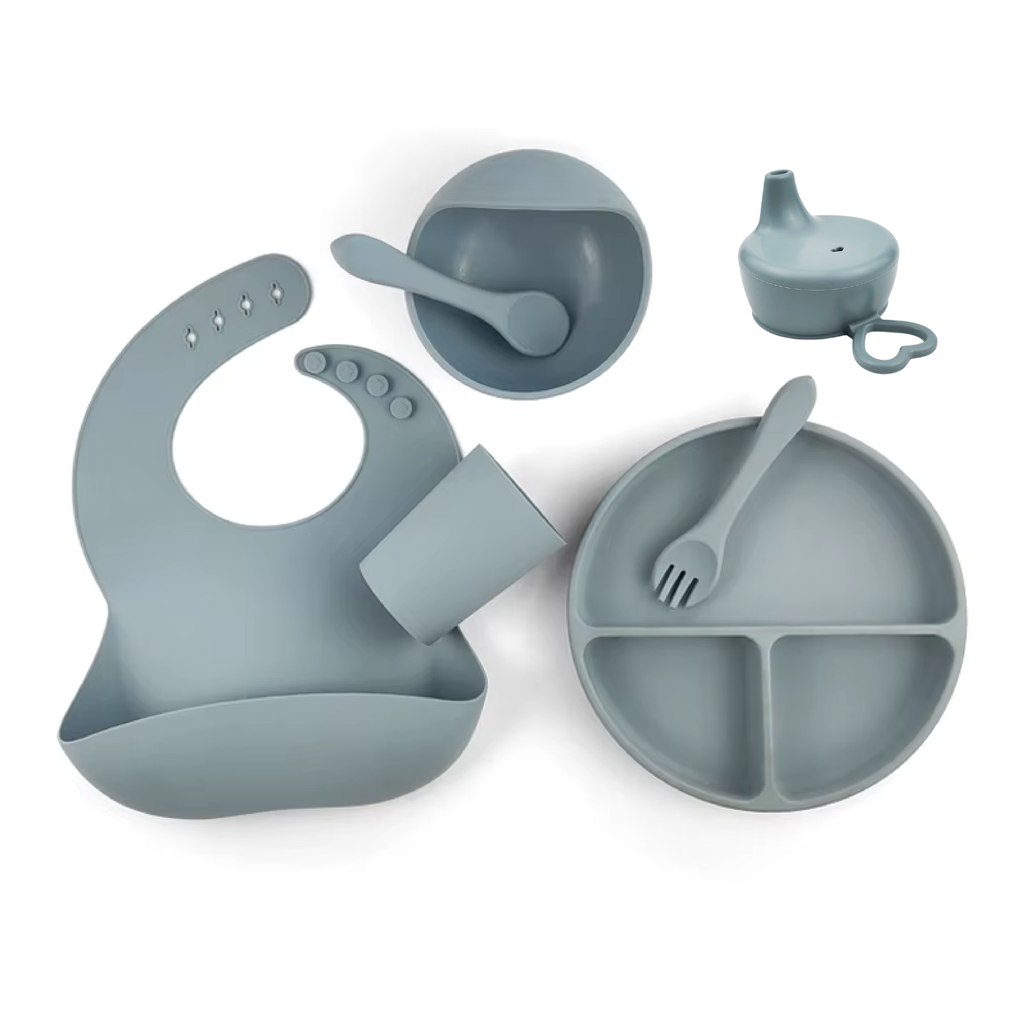 Set Silicona #3 Gris Azulado Amorino