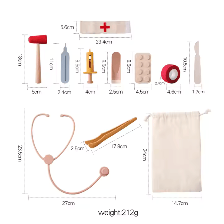Kit médico con estuche