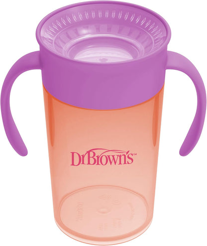 Set Vasos Dr. Brown’s Con Sorbito y Vaso 360 de Entrenamiento