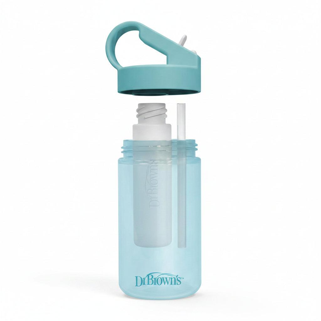 Botella deportiva con barra congeladora +12 meses Dr. Brown's