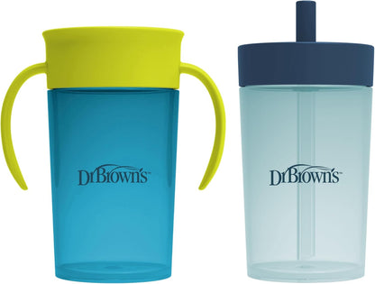 Set Vasos Dr. Brown’s Con Sorbito y Vaso 360 de Entrenamiento