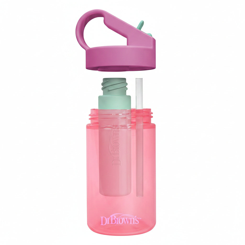 Botella deportiva con barra congeladora +12 meses Dr. Brown's