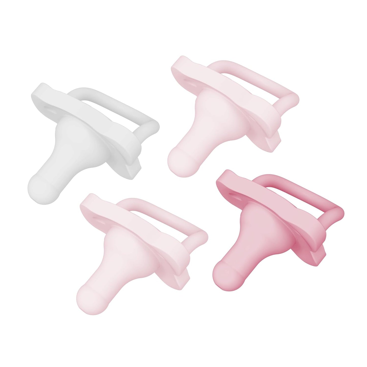 Chupetes (4 uds.) Inicial de (0-6 meses) 100% de silicona - Dr. Brown's HappyPaci