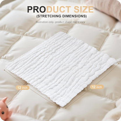 Paquete paños de muselina - x6 unidades (Verde)