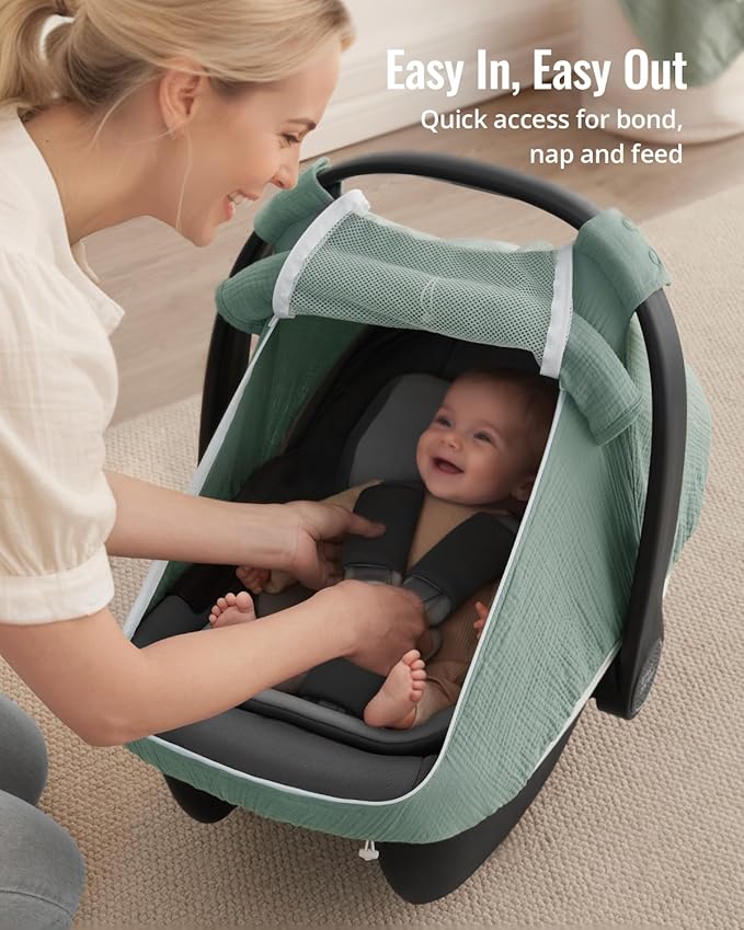 Cubierta de muselina para coche - Blissful Diary