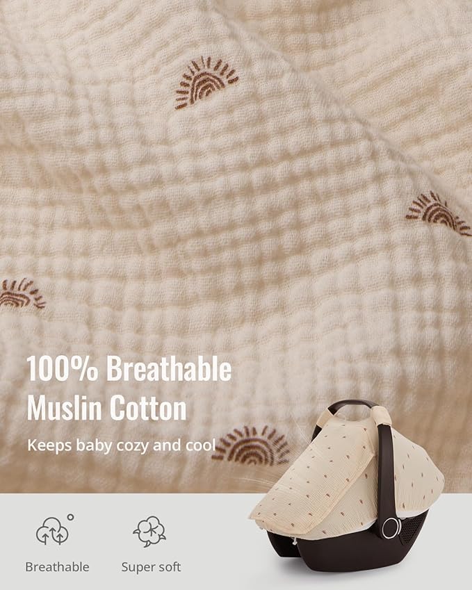 Cubierta de muselina para coche - Blissful Diary