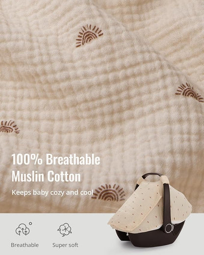 Cubierta de muselina para coche - Blissful Diary