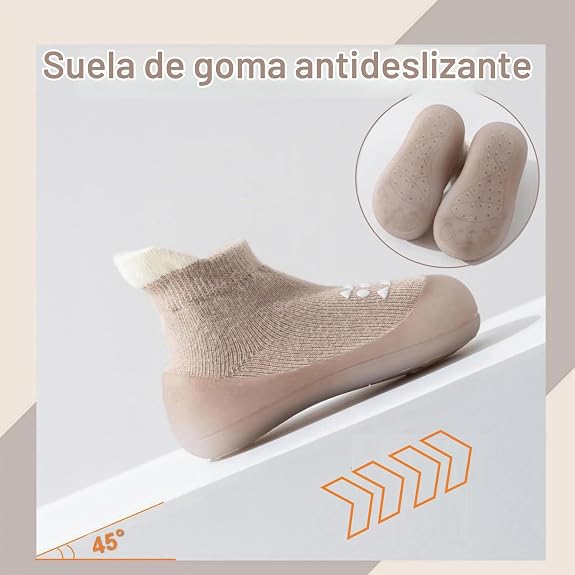 Zapatitos Tipo Calcetín para Bebé Hstyle 6-9meses – Antideslizantes