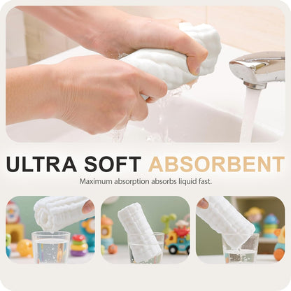 Paquete paños de muselina - x6 unidades (Verde)