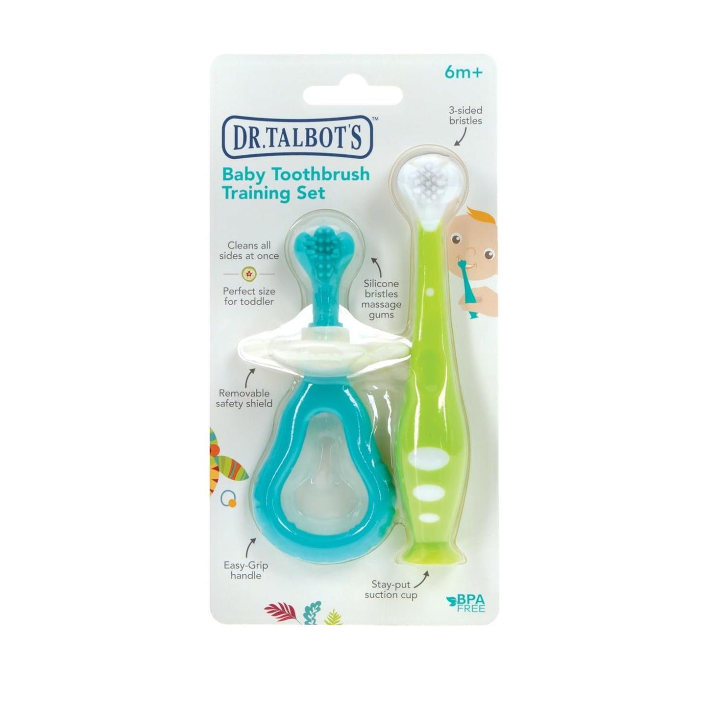 Set cepillos de entrenamiento infantil x2 - Dr. Talbot's