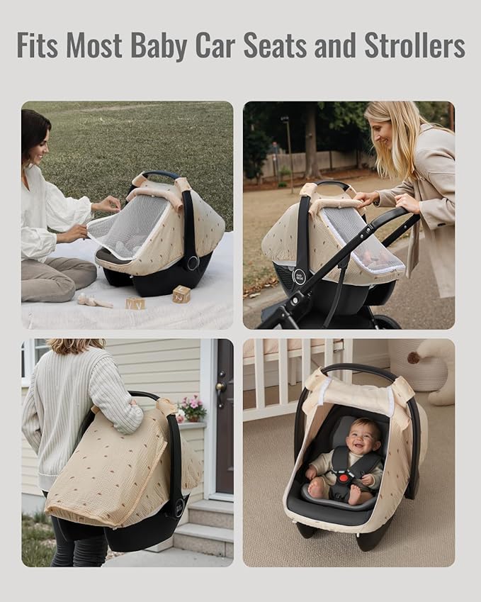 Cubierta de muselina para coche - Blissful Diary