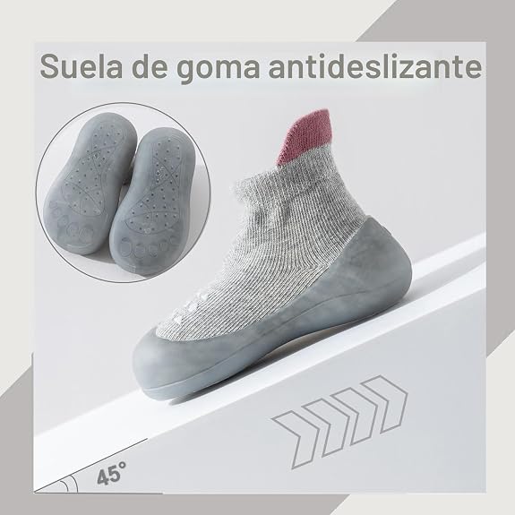 Zapatitos Tipo Calcetín para Bebé Hstyle 12-18 meses – Antideslizantes