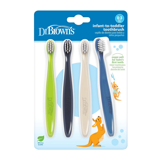 Cepillo de dientes (4 uds.) 0-3 años - Dr. Brown's