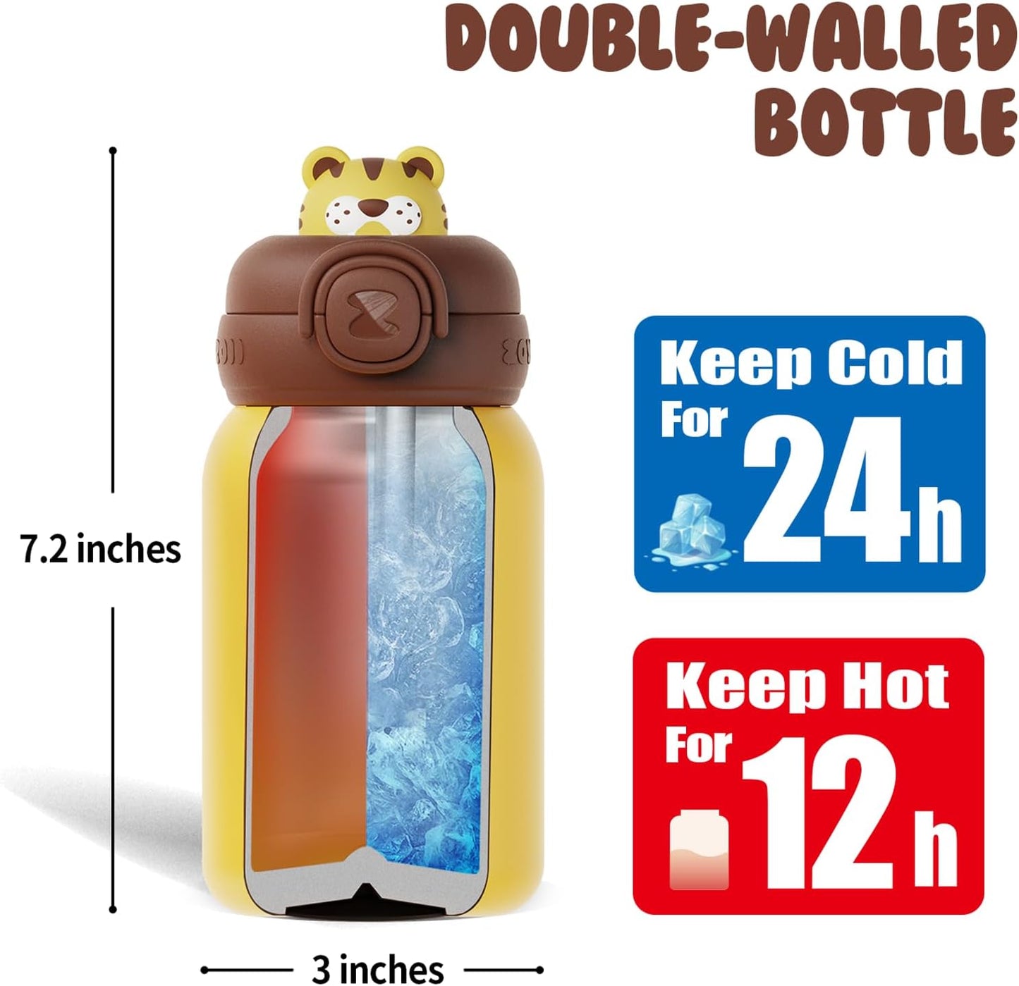 Termo Tigre (Botella Térmica De Acero)