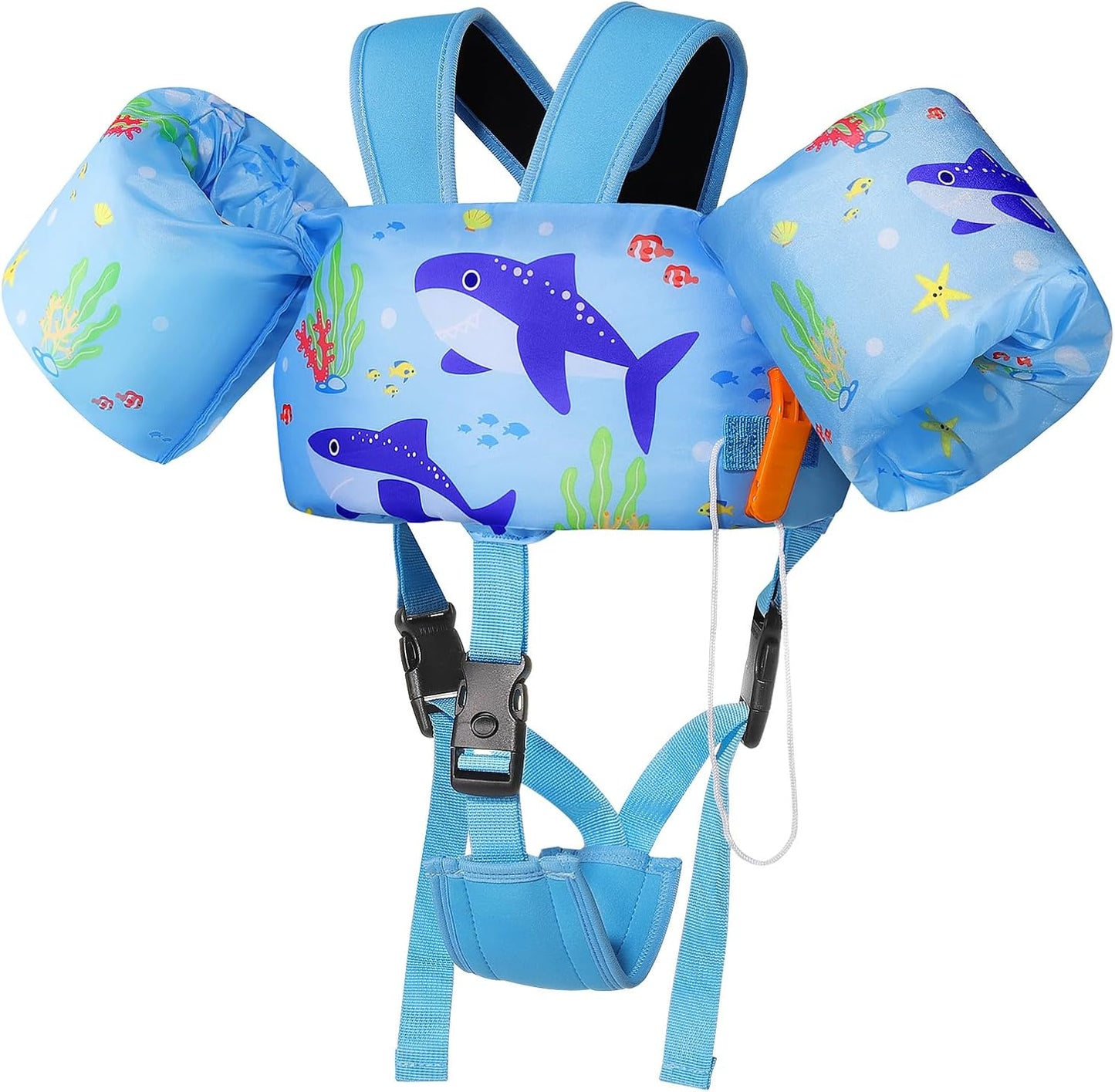 Chaleco/Banda De Natación Ballena Azul 9-22kg - Moko