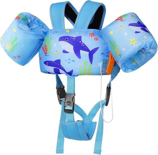 Chaleco/Banda De Natación Ballena Azul 9-22kg - Moko