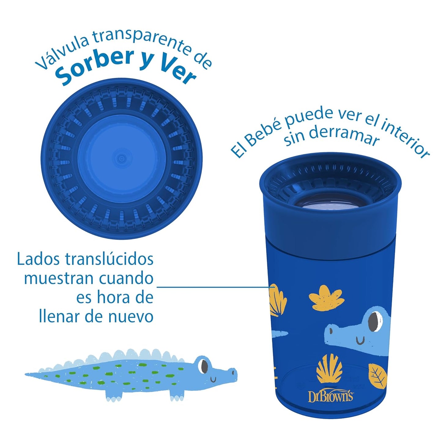 Vaso de Transición Dr. Brown’s Cheers360 (x2 unidades)