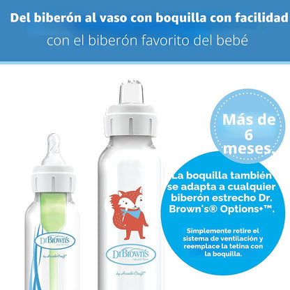 Pack 2 Biberones Milestones +6 meses 250ml x2 unidades Dr Brown's