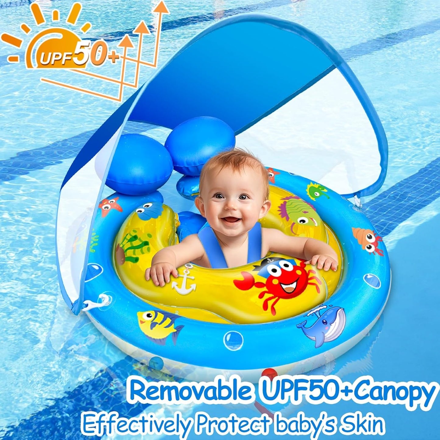 Flotador Inflable con protección UPF 50+