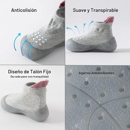 Zapatitos Tipo Calcetín para Bebé Hstyle 12-18 meses – Antideslizantes