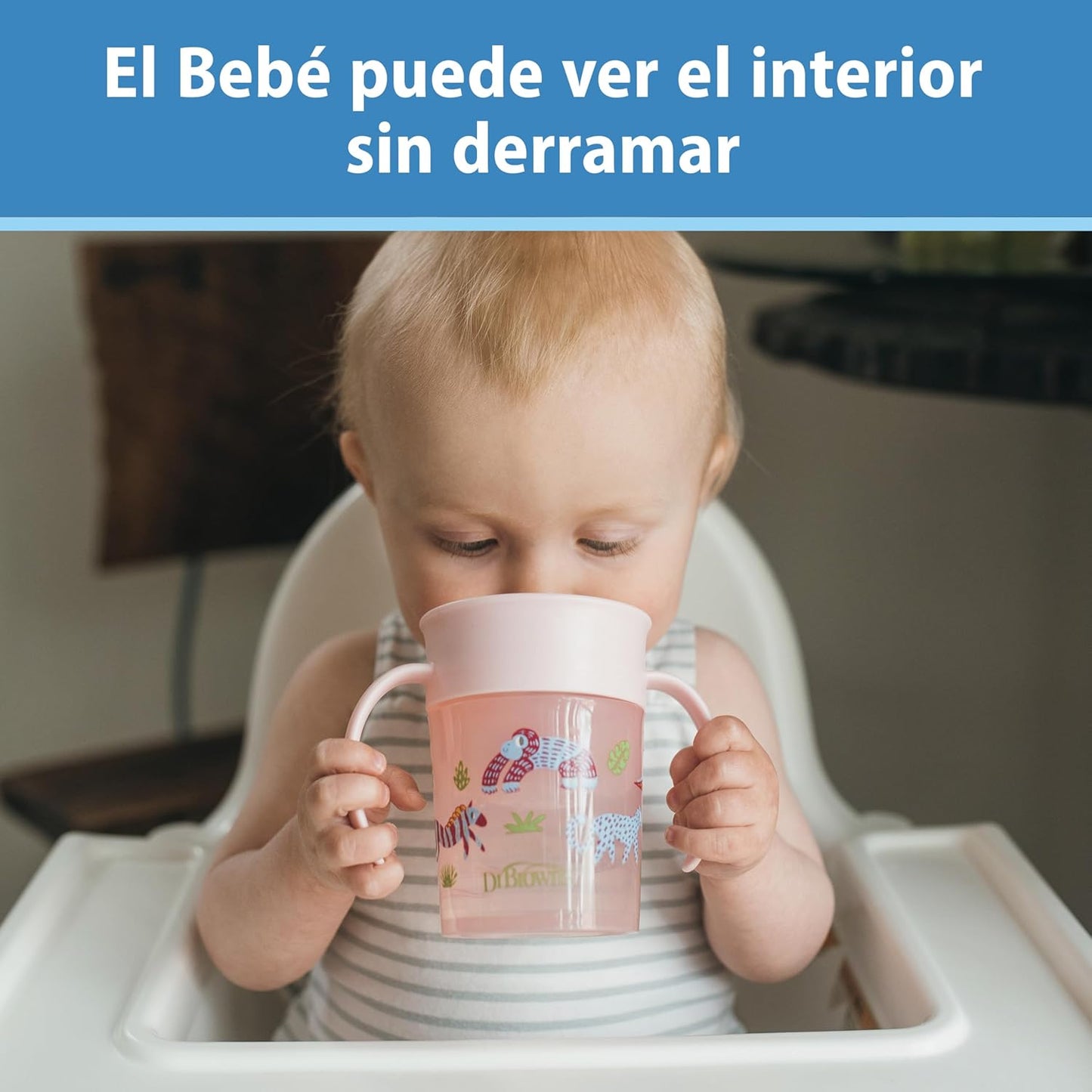 Vaso 360 de Entrenamiento Con Asa - Dr. Brown’s