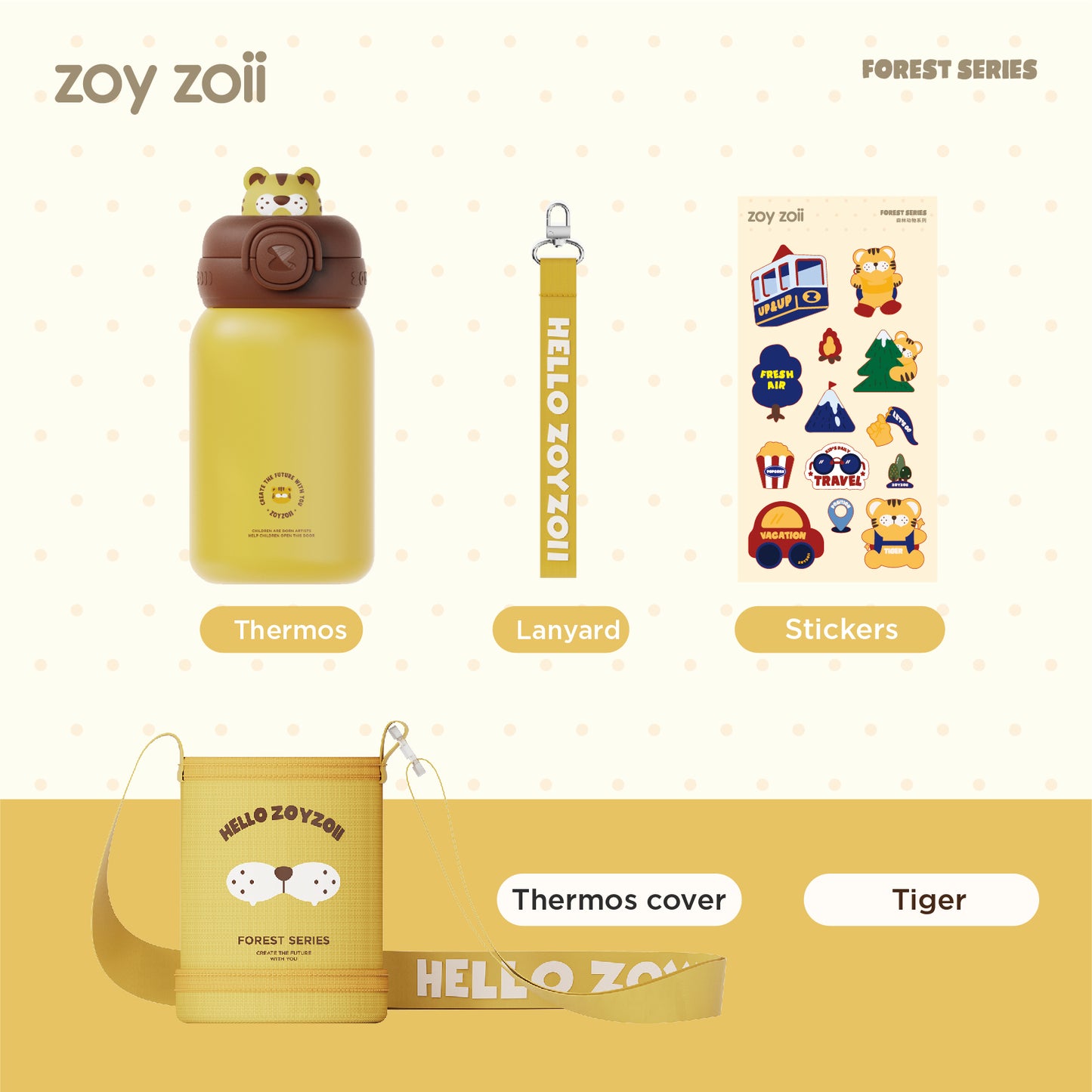 Termo Tigre (Botella Térmica De Acero)