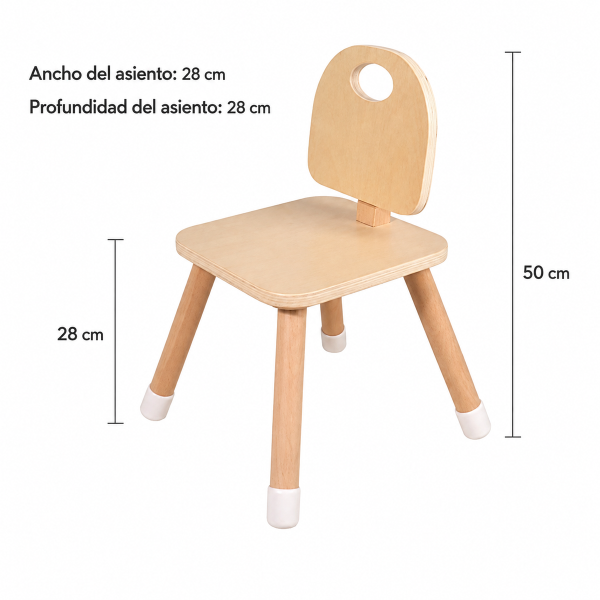 Mesa sensorial Montessori + Silla