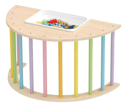 Arco Pikler Multicolor con bandeja sensorial