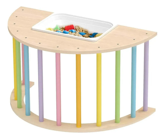 Arco Pikler Multicolor con bandeja sensorial