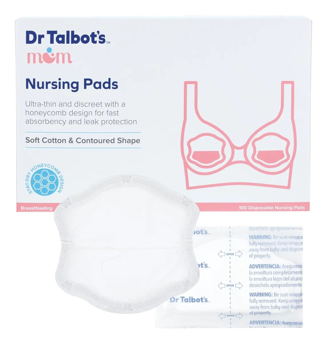 Discos Absorbentes Lactancia 100 unidades - Dr. Talbots