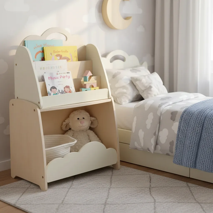 Mesa de luz + biblioteca