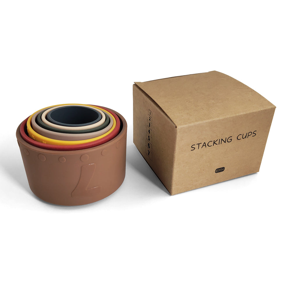 Tazas Apilables De Silicona Amorino