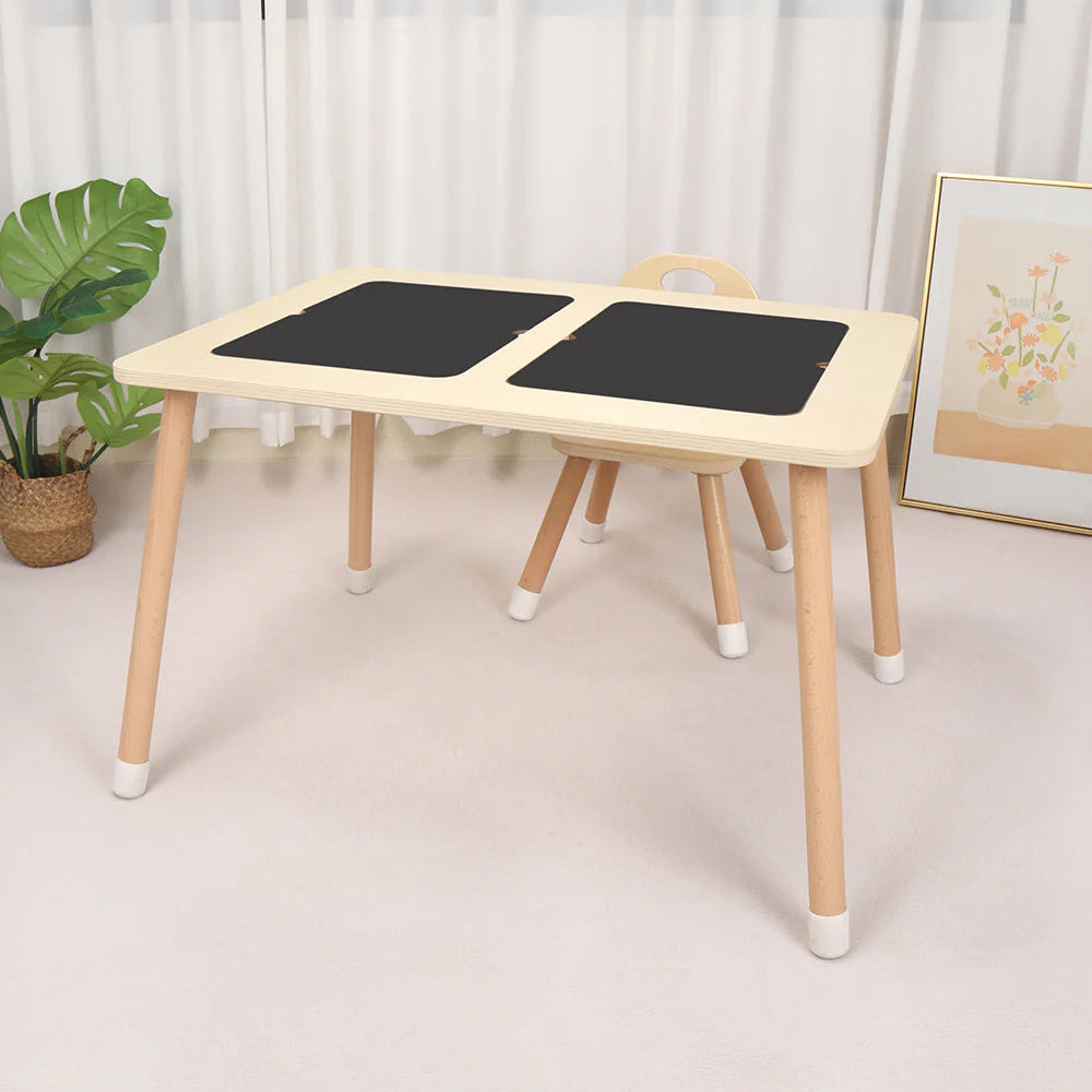 Mesa sensorial Montessori + Silla