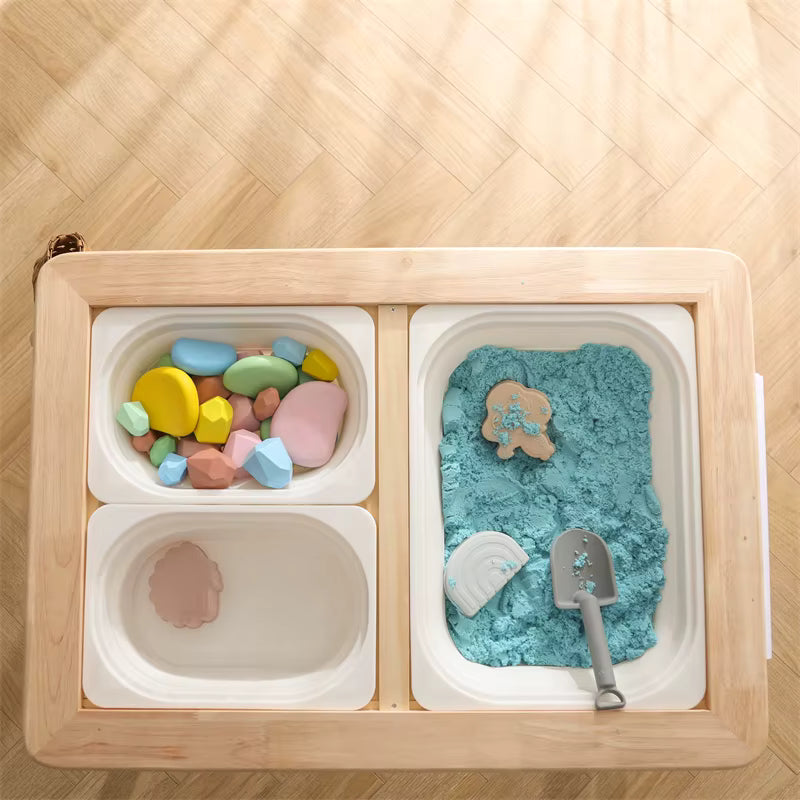 Mesa sensorial Montessori