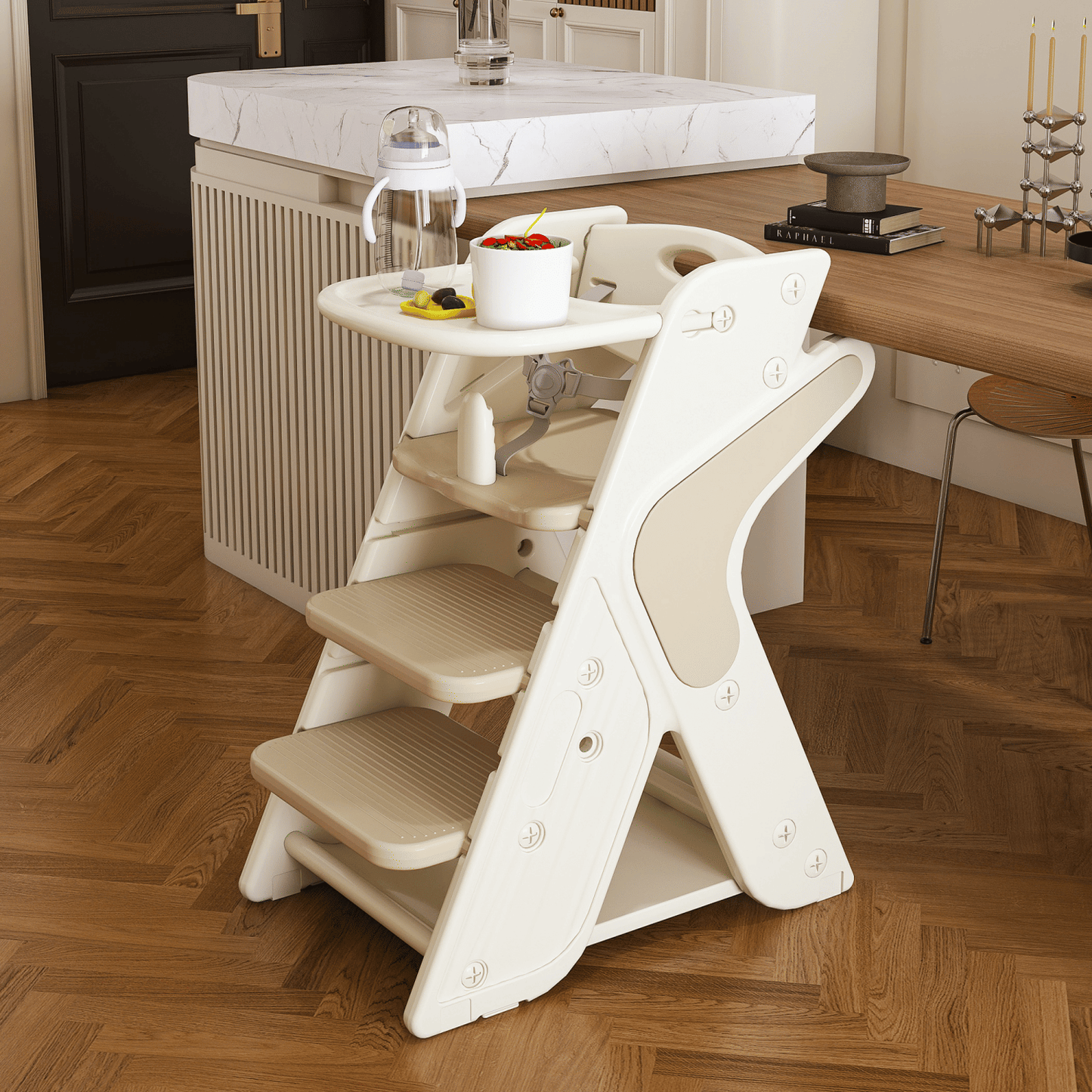 Silla Alta 3 en 1 Convertible - Gris