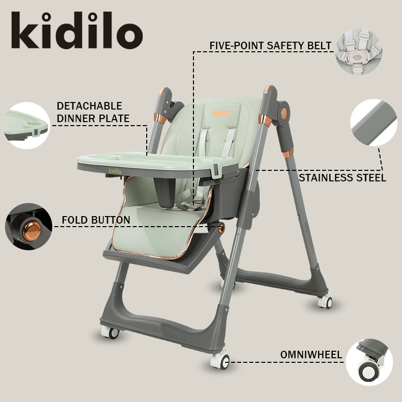 Silla De Comer Multifuncional 8122 - Kidilo