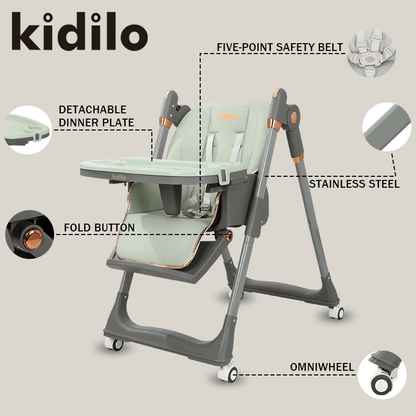 Silla De Comer Multifuncional 8122 - Kidilo