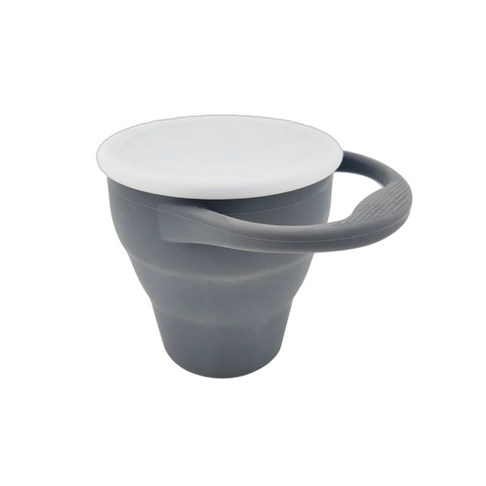 Taza Para Snacks Gris Claro Amorino