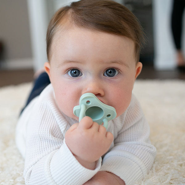 Chupetes (3 uds.) Inicial de (0-6 meses) 100% de silicona - Dr. Brown's HappyPaci