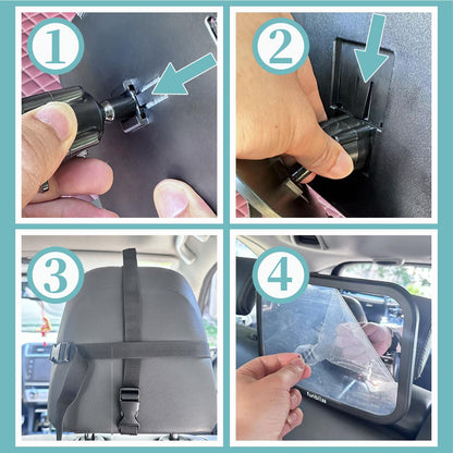 Espejo Para Auto Vidrio Acrílico - Funbliss