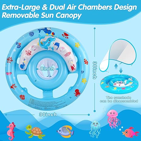 Flotador Inflable con protección UPF 50+