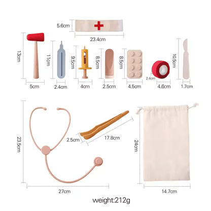 Kit médico con estuche