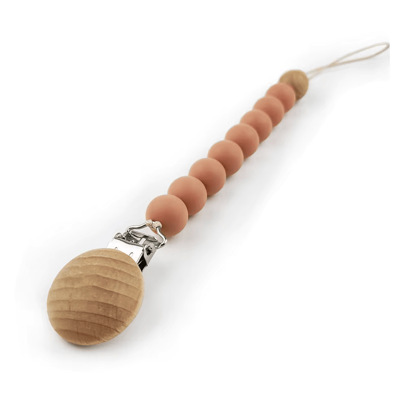 Clip Para Chupete Rosa Viejo Amorino