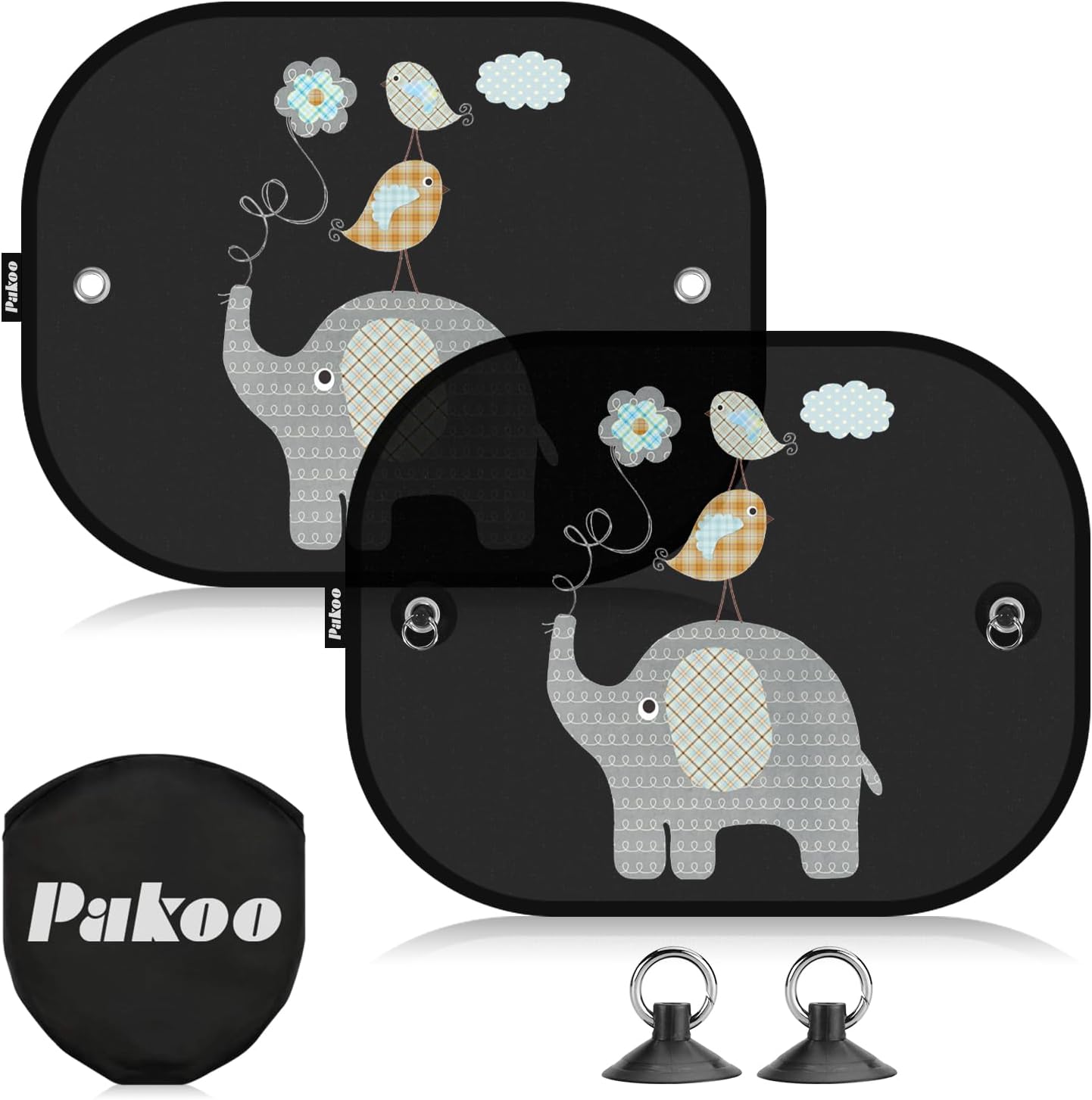Parasoles de coche para bebé filtro UV - Pakoo