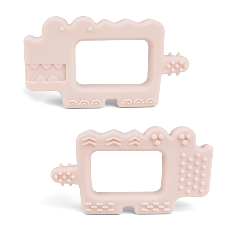 Mordillo Cocodrilo Rosa Suave Amorino