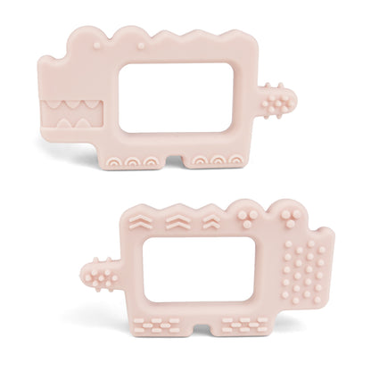 Mordillo Cocodrilo Rosa Suave Amorino